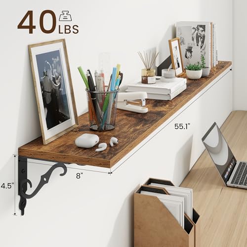 Floating Shelves for Wall Decor (2 Count)