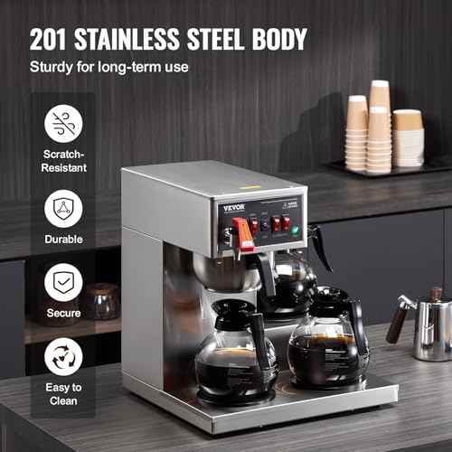 12 Cups Commercial Drip Coffee Maker