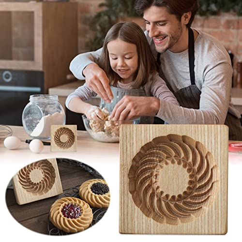 Wooden Cookie Biscuit Mold