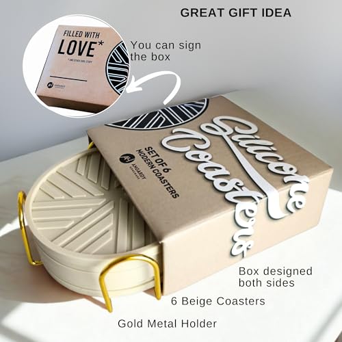 Silicone Coasters Set of 6