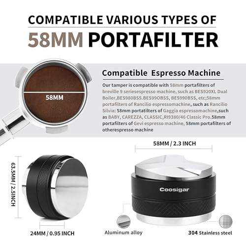 58mm Coffee Distributor and Tamper