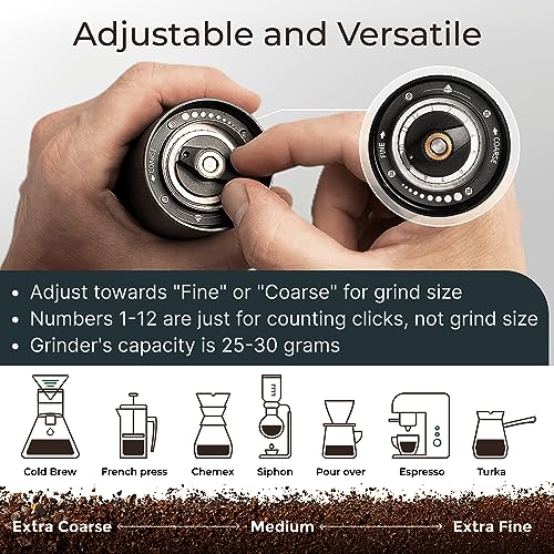 Premium Manual Coffee Grinder for Espresso