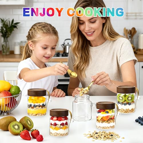 10 oz Glass Jars Set of 2
