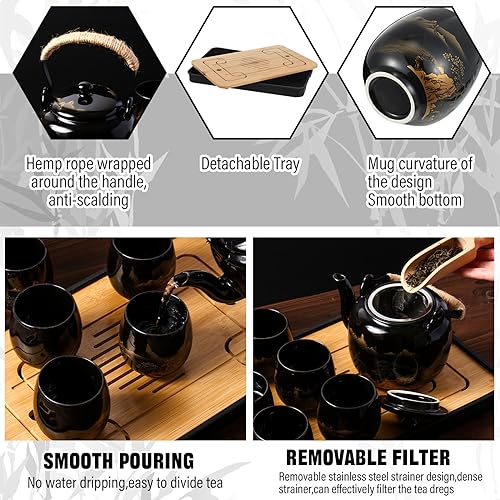 10 Pcs Japanese Tea Set