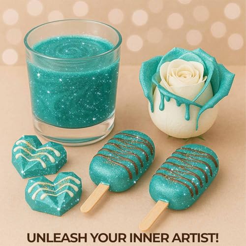 Bulk 20g Light Blue Edible Glitter for Drinks
