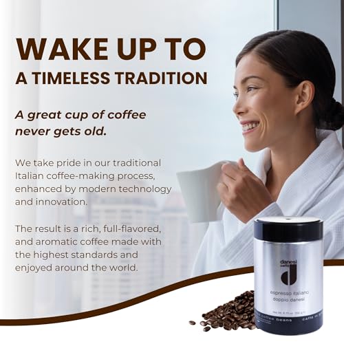 Danesi Caffe Doppio Whole Bean Coffee (8.75 Ounce)