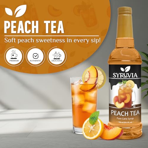 Peach Tea Syrup (25.4 Fl Oz)