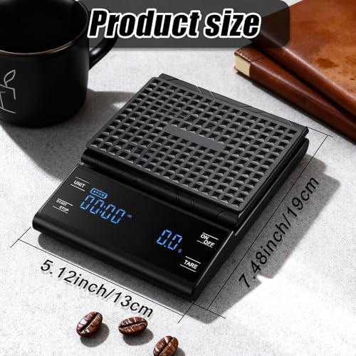Rechargeable Coffee Scale with Timer