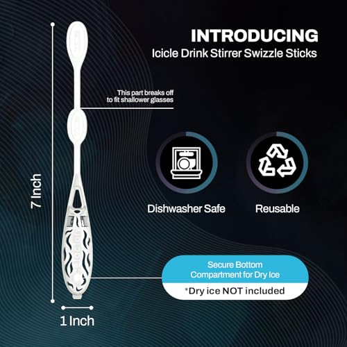 Icicle Cocktail Stirrer (10 Count)