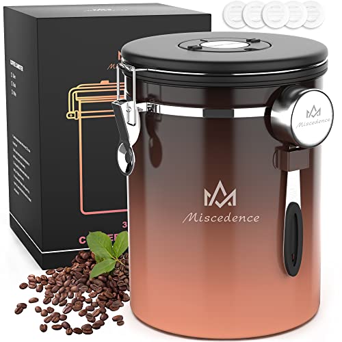 38OZ Coffee Canister for ground coffee with Date Tracker