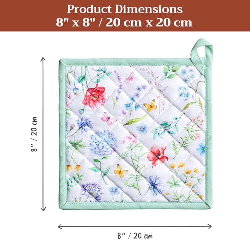 Pot Holders 100% Cotton Potholders (2 Count)