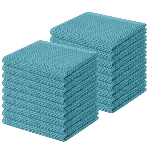 100% Cotton Waffle Weave Kitchen Dish Cloths 18 (18 Count)