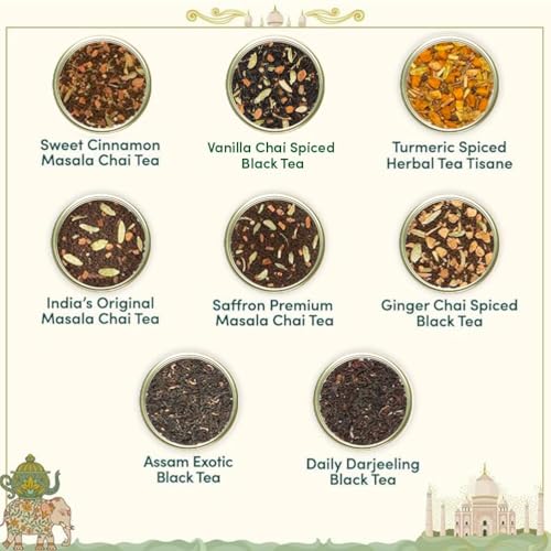 Weekend In Taj Mahal Tea Gift Set Travel Edition Gift Box (3.53 Ounce)