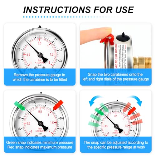 30inHG~30Psi Vacuum Pressure Gauge 1