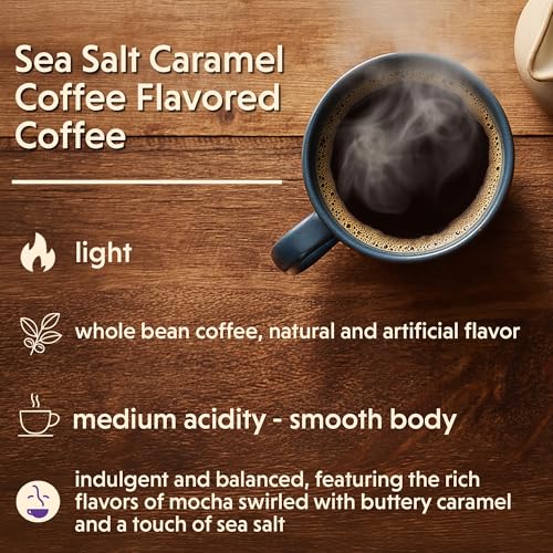 Decaf Sea Salt Caramel Mocha Flavored (16 Ounce)