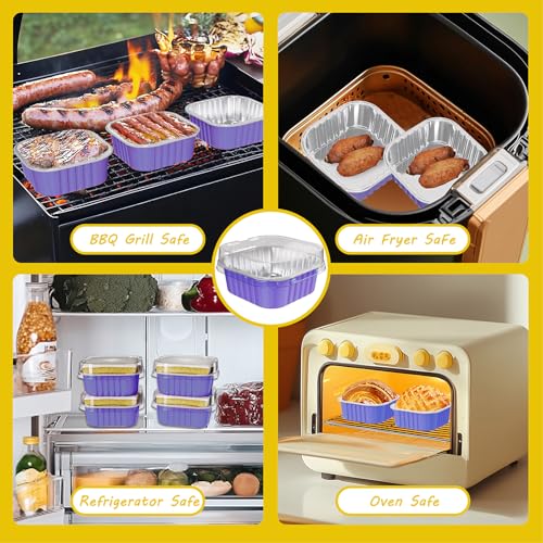 25 Pack Mini Cake Pans with Lids (25 Count)