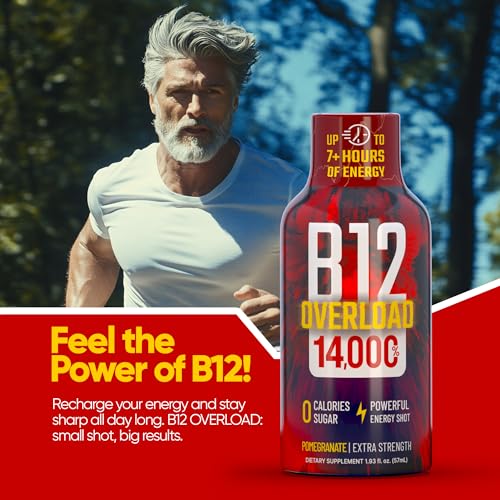 B12 Overload Extra Strength Energy Shot (23.16 Fl Oz)