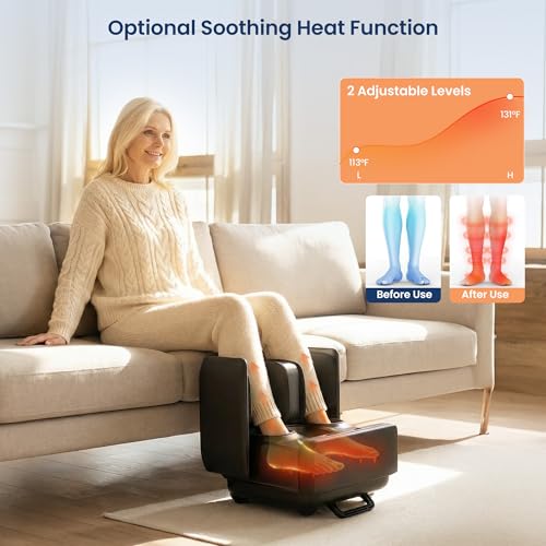 Shiatsu Foot & Calf Massager with Heat