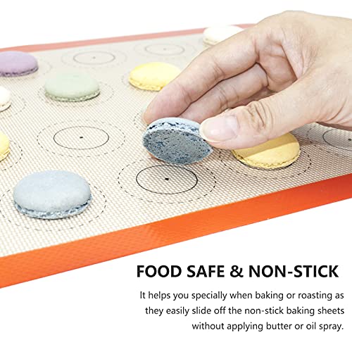 Macaron Silicone Baking Mats for Half Sheet Pan