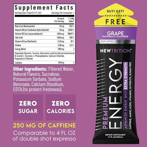 Extra Strength Energy Shots (10.2 Fl Oz)