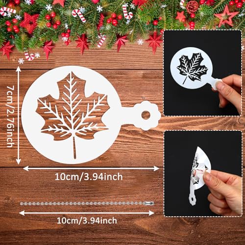 36 Pcs Holiday Cookie Cake Stencils Baking Templates (36 Count)