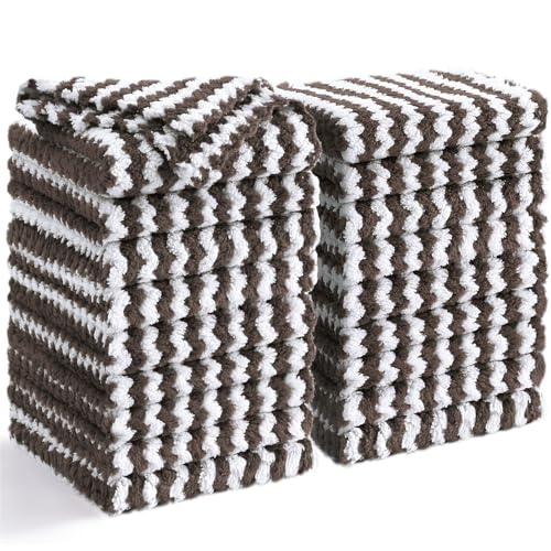 18 Pack Coral Velvet Dish Cloths (18 Count)