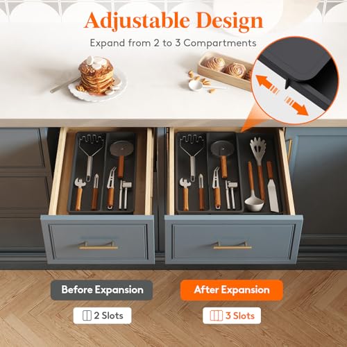 Utensil Organizer for Kitchen Drawer