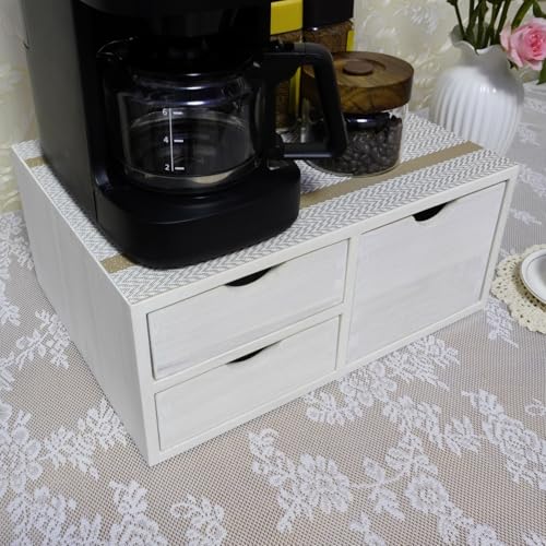 Kitchen Storage Organizer with 3 Drawers for Coffee Brew K Cup