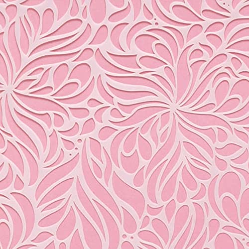 Cake Stencil Seamless Delicate Pattern for Decorating Tall Double Barrel Cake to Use with Buttercream