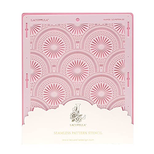 Cake Decorating Stencil for Tall Buttercream Cake