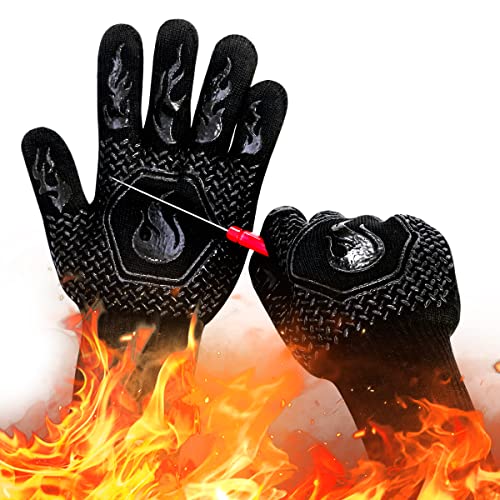 BBQ Gloves 1472F Heat Resistant Non (2 Count)