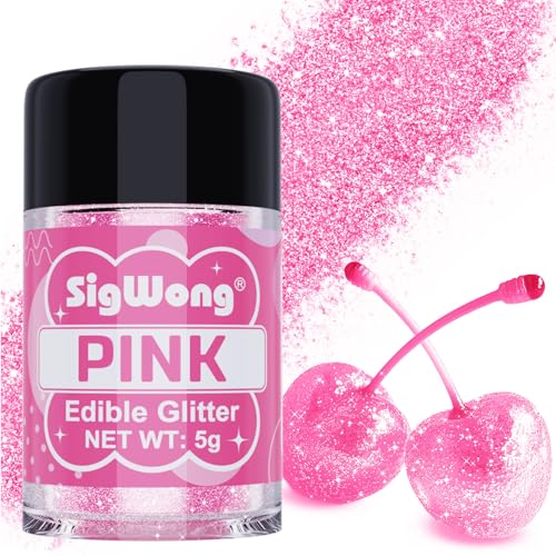 Pink Edible Glitter
