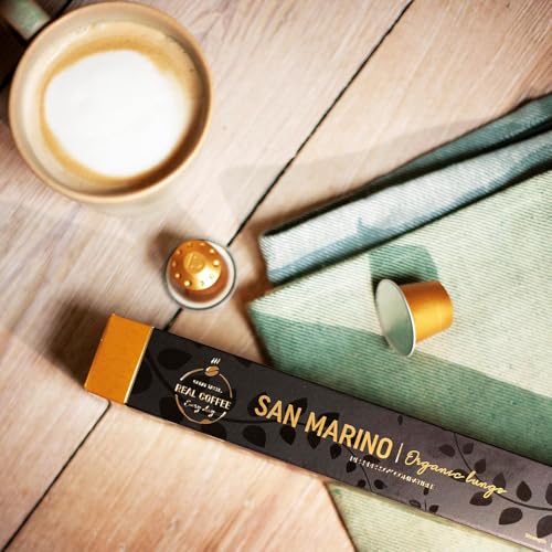 San Marino’ Organic Italian Lungo for Nespresso Original Line Machines (100 Count)