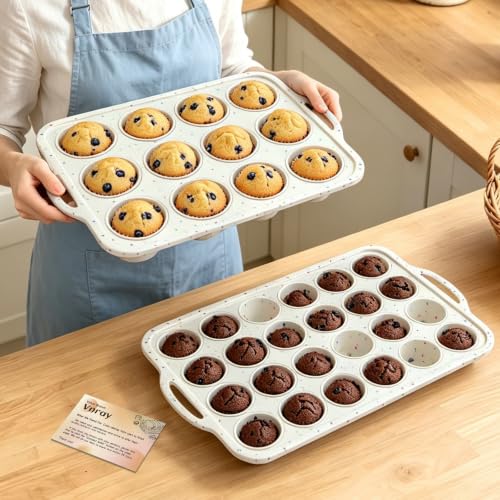 Silicone Mini Muffin Pan Set (2 Count)