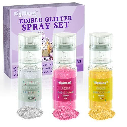 Edible Glitter Spray Set