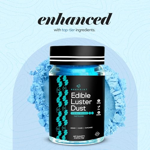 Teal Blue Edible Luster Dust 15g