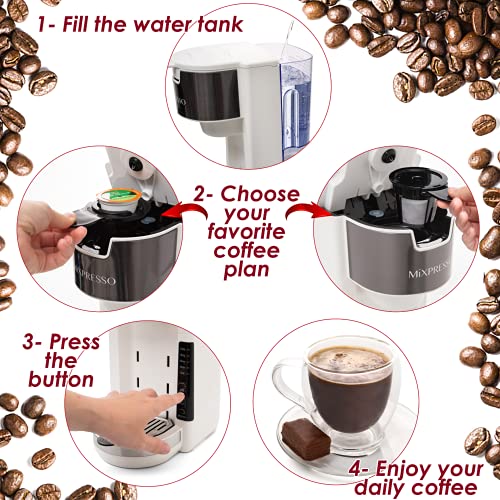 White Single Serve Coffee Brewer K