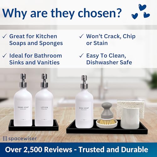 Countertop & Vanity Silicone Tray (2 Count)