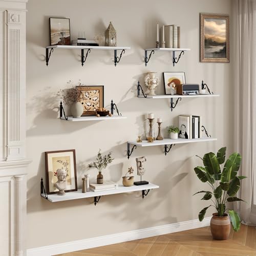 12 Inch Deep Floating Shelves for Wall (2 Count)