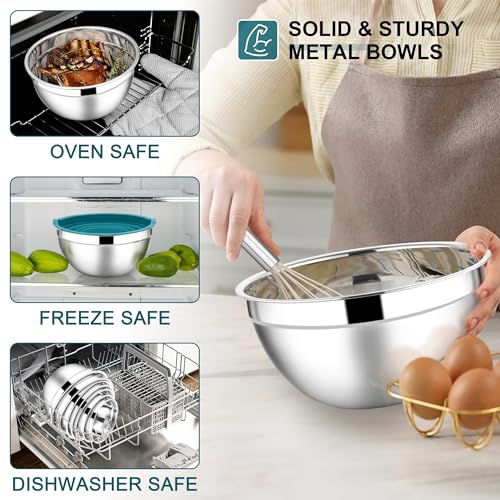 Stainless Steel Mixing Bowls (7 Count)