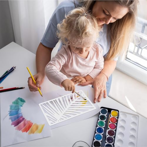 18Pcs Stencils for Crafts Painting