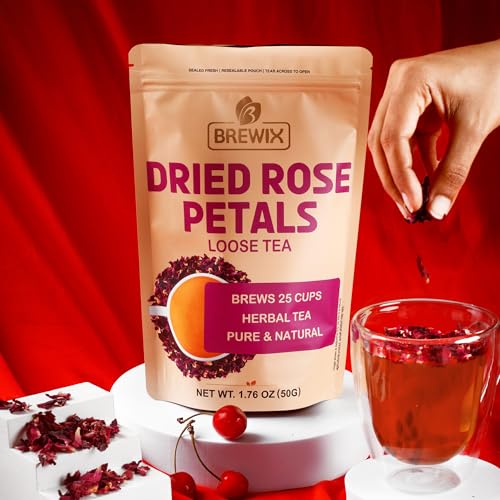 Pure Dried Rose Petals Loose Tea