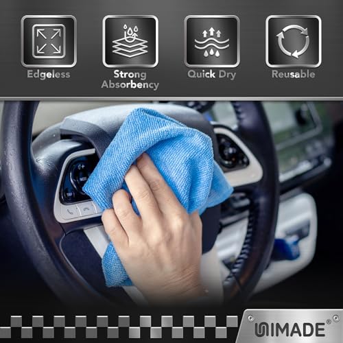 Shop Towels 100 Pack Commercial Grade Work Rags Microfiber Towels (100 Count)