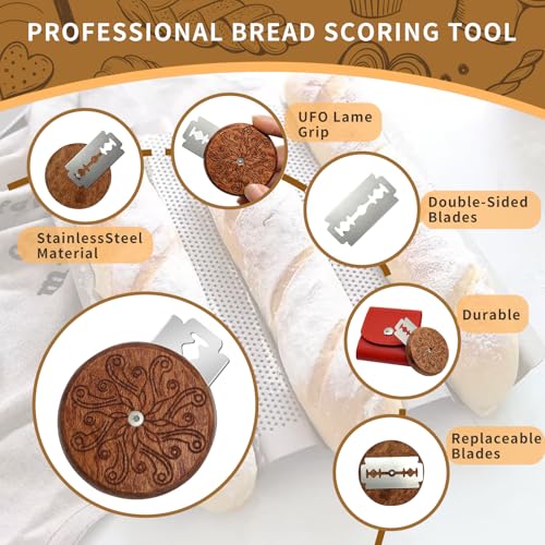 Sourdough Scoring Tool with Premium CNC Engraved Design