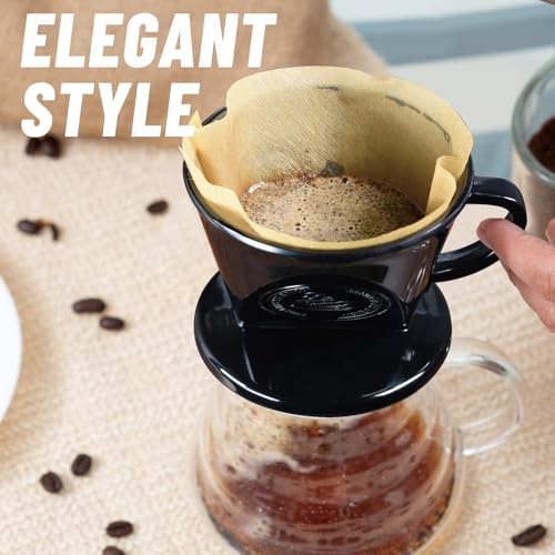 Melamine Pour Over Coffee Maker with 3 Drip Holes