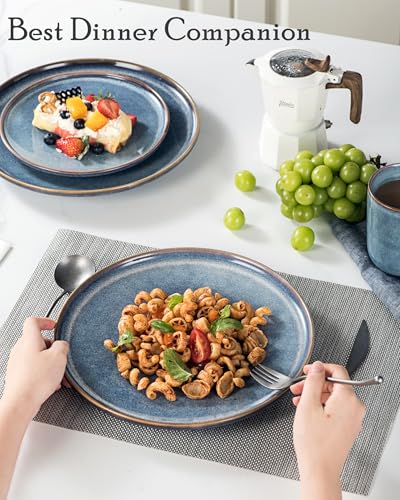 11 Inch Ceramic Dinner Plates Set of 4 (4 Count)