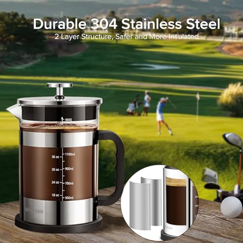French Press Coffee Maker 51oz