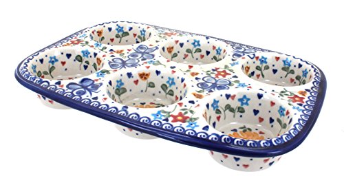 Blue Rose Polish Pottery (4 Fl Oz)