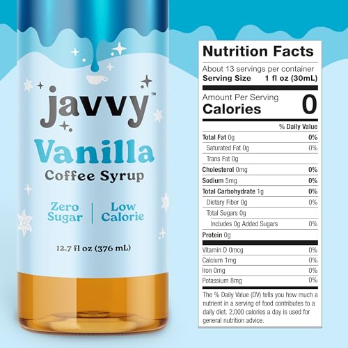 Coffee Syrup with Sugar Free Syrup (12.7 Fl Oz)