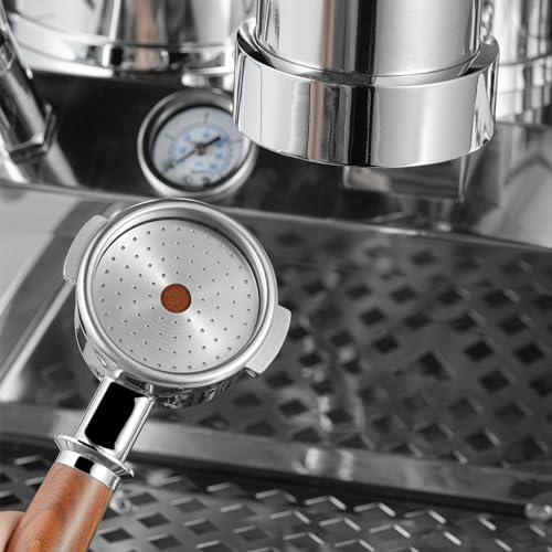 58.5mm Espresso Puck Screen with Round Hole Metal Espresso Filter 0.8mm Thickness Coffee Filter for La Marzocco